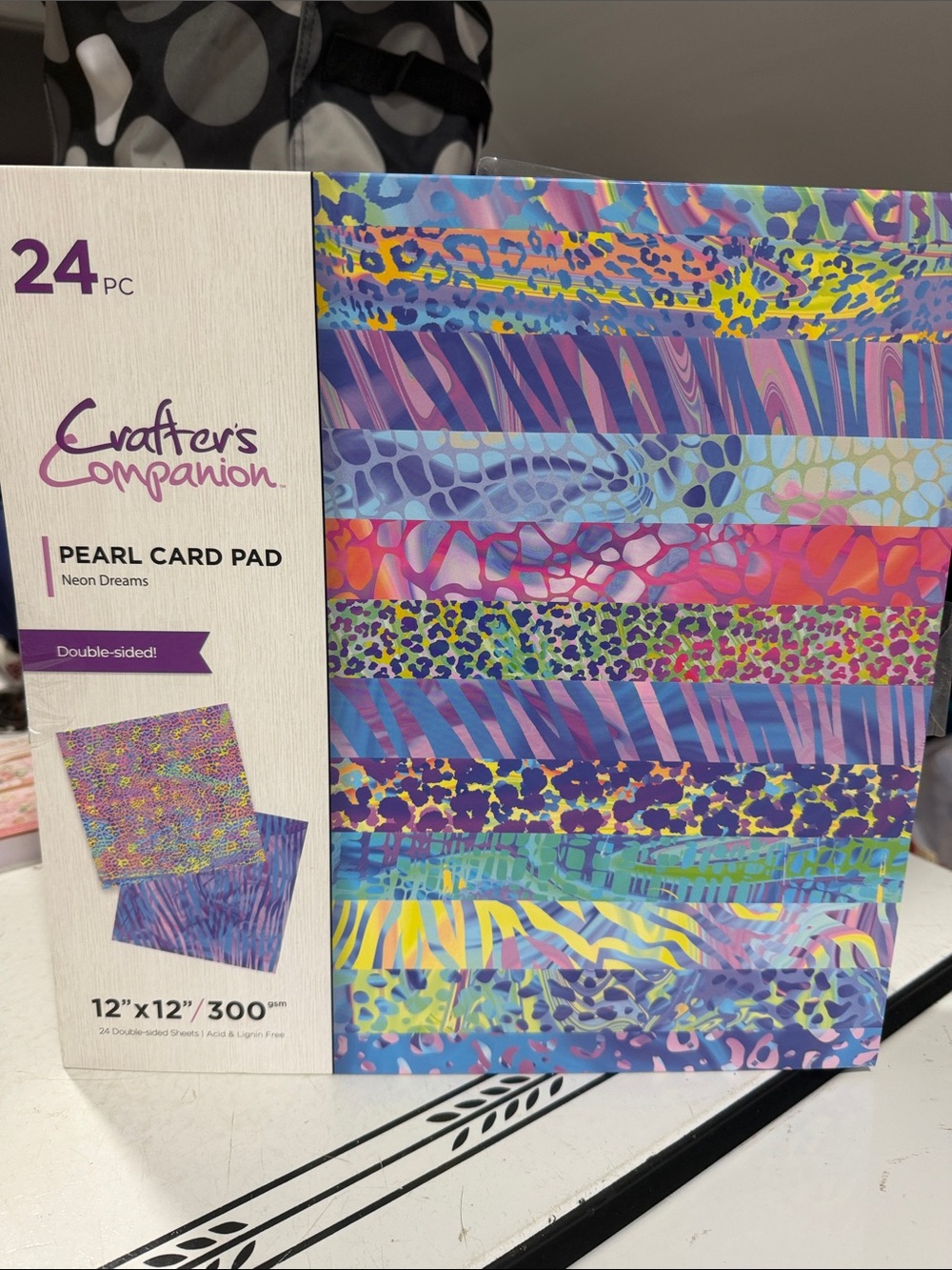 Crafters Companion Neon Dreams Pearl Card Pad